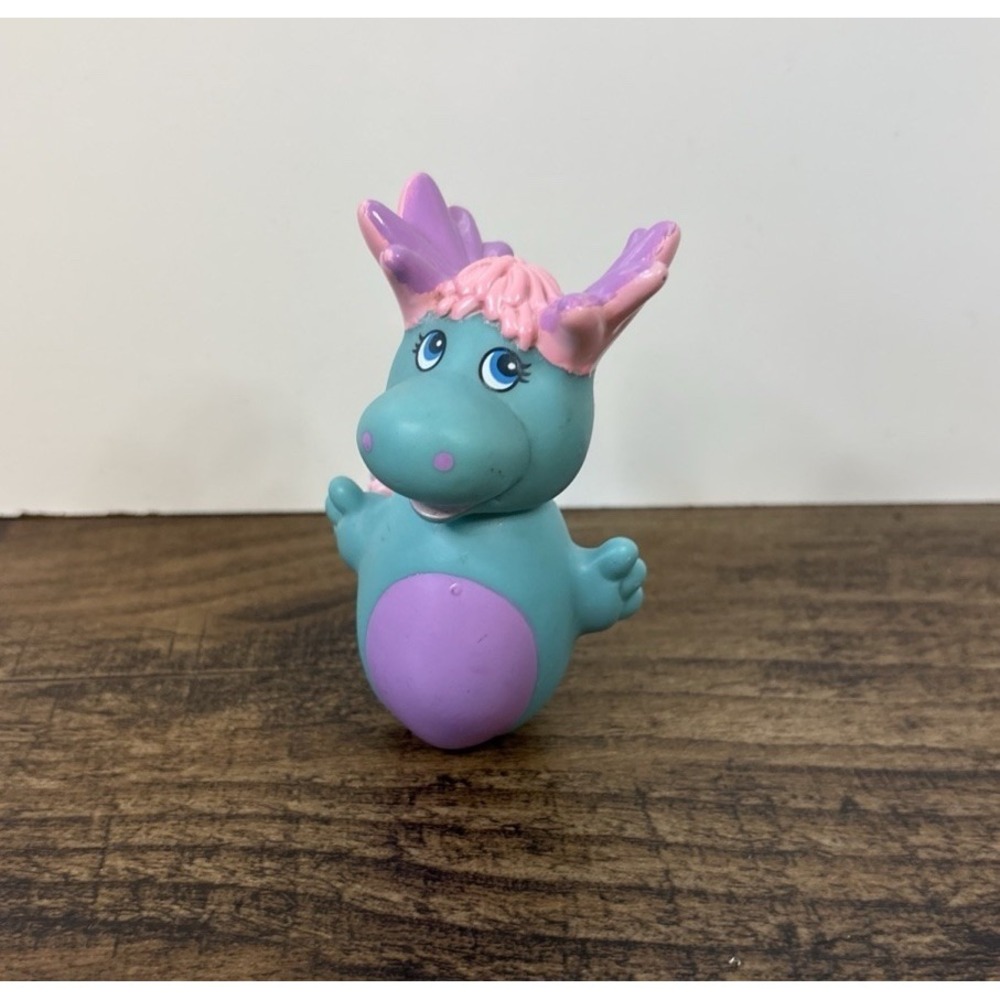 Disney Wuzzles Vintage Moosel 3.5" Vinyl Figure Moose Seal Wings 1985 Hasbro